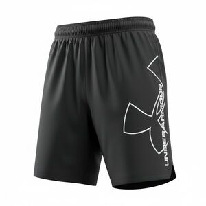 Under Armour Black Shorts with White Logo
